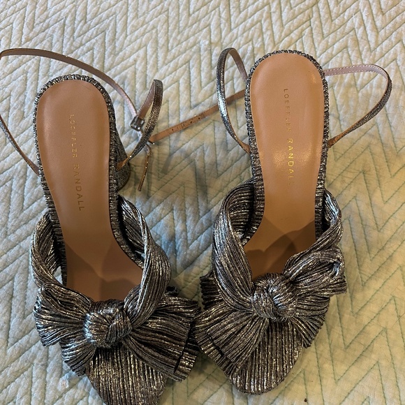 Pewter Color Loeffler Randall shoes - Picture 1 of 6